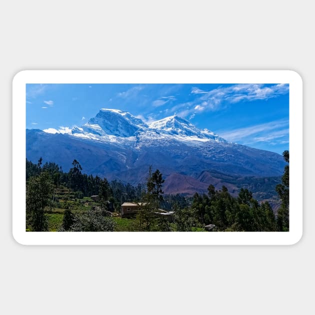 Magnificent Andes mountains Sticker by stevepaint